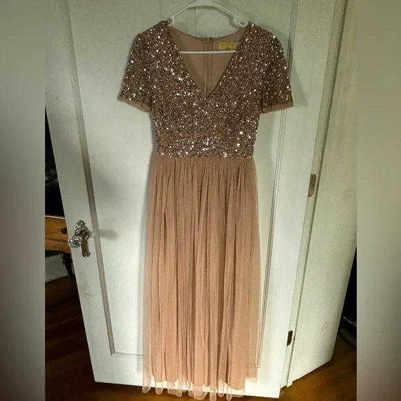 Maya Antonia Ebay Maya Dress Maya Dresses Rose Gold Bridesmaid Dress Size  Us Petite Poshmark